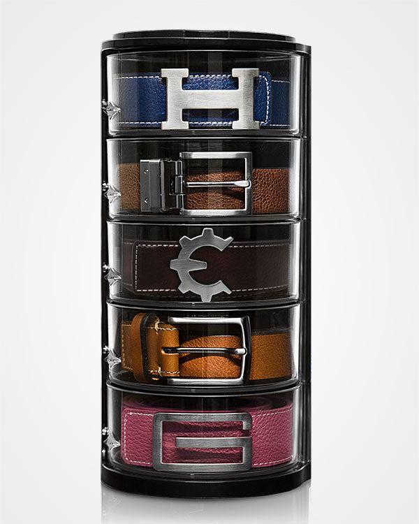 ELYPRO Belt Organizer - Acrylic Organizer and Display for Accessories Like Belts