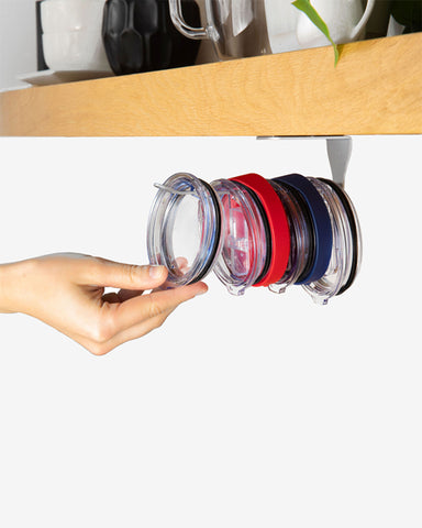 Horizontal Tumbler Lid Organizer