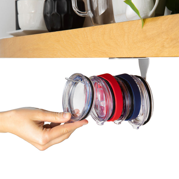 Horizontal Tumbler Lid Organizer