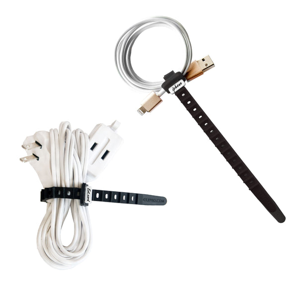 Reusable Cable Ties — Wrap, Label & Organize Messy Cords
